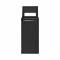 Bica Model 824 Waste bin 95 ltr. Refundable with lock Anthracite