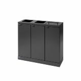 Bica Model 887 Waste sorting 3x45 ltr. Lid/open inputs Anthracite