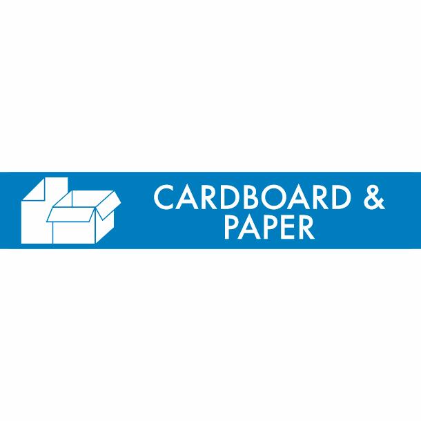 Pictogram Cardboard & Paper 16x3 cm Magnetic Blue