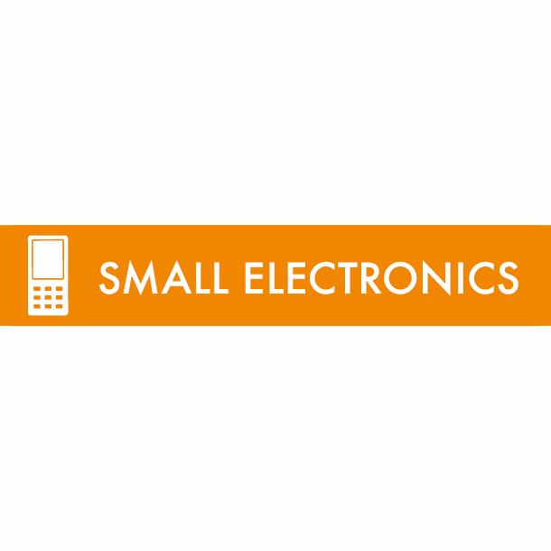 Pictogram Small electronics 16x3 cm Magnetic Orange