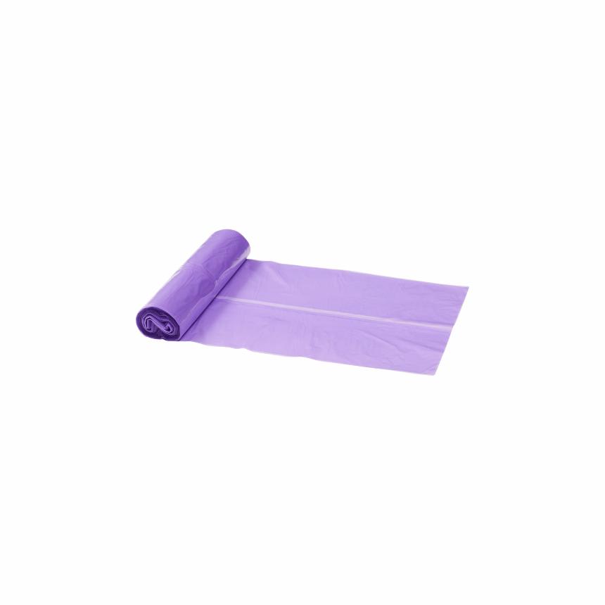 Bica Plastic bags 30 ltr. LDPE, virgin Purple